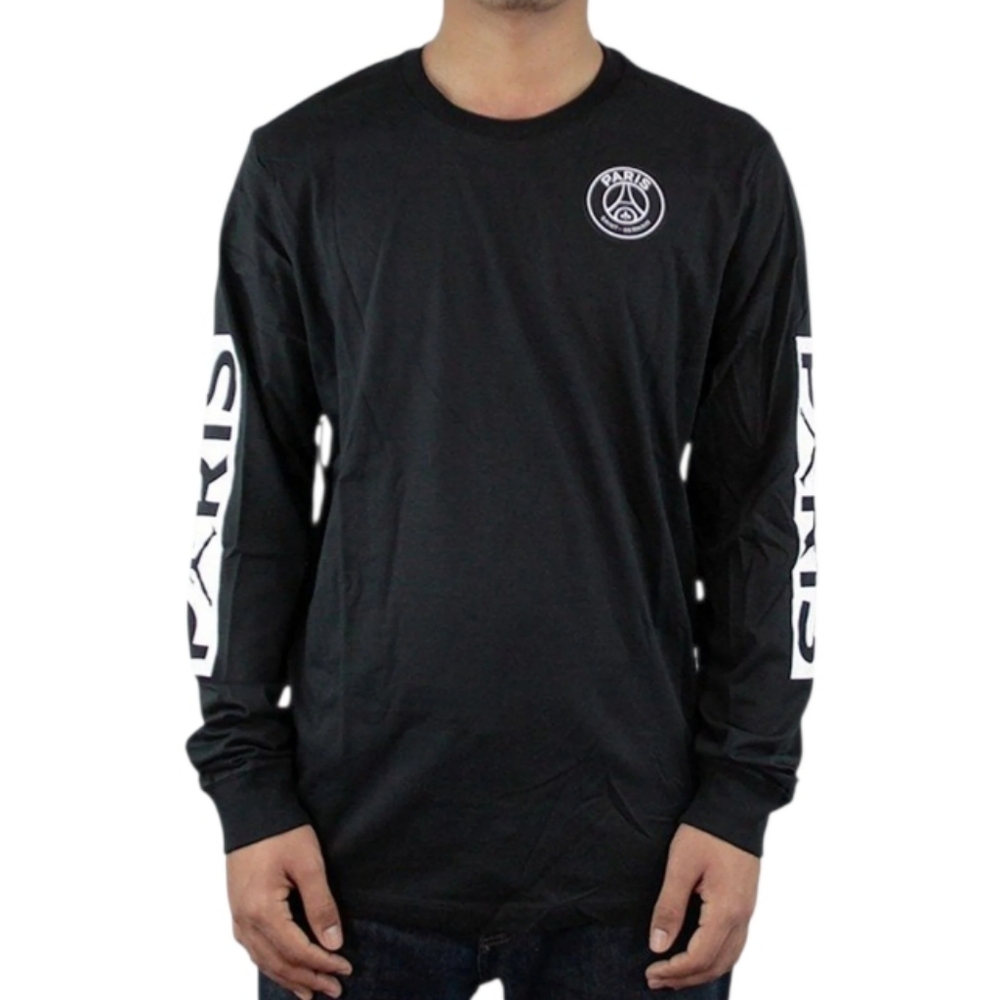 Air Jordan Paris  Black Long Sleeve Tee Sz.XXL EUC.